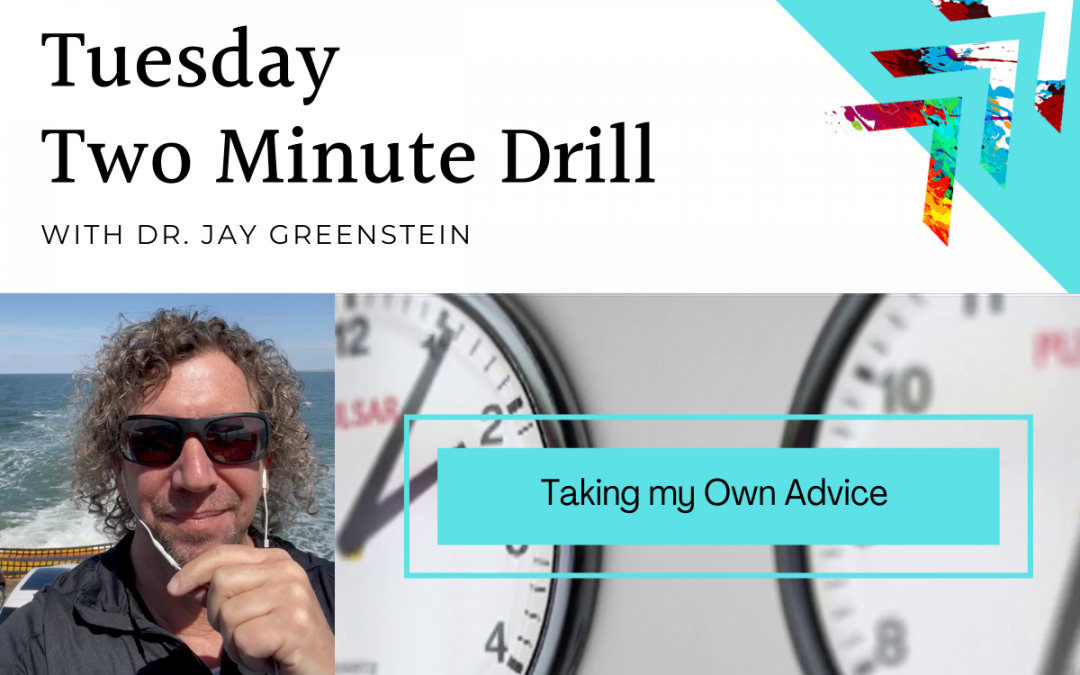 TMD: Taking My Own Advice