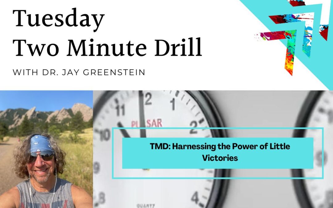 TMD: Harnessing the Power of Little Victories