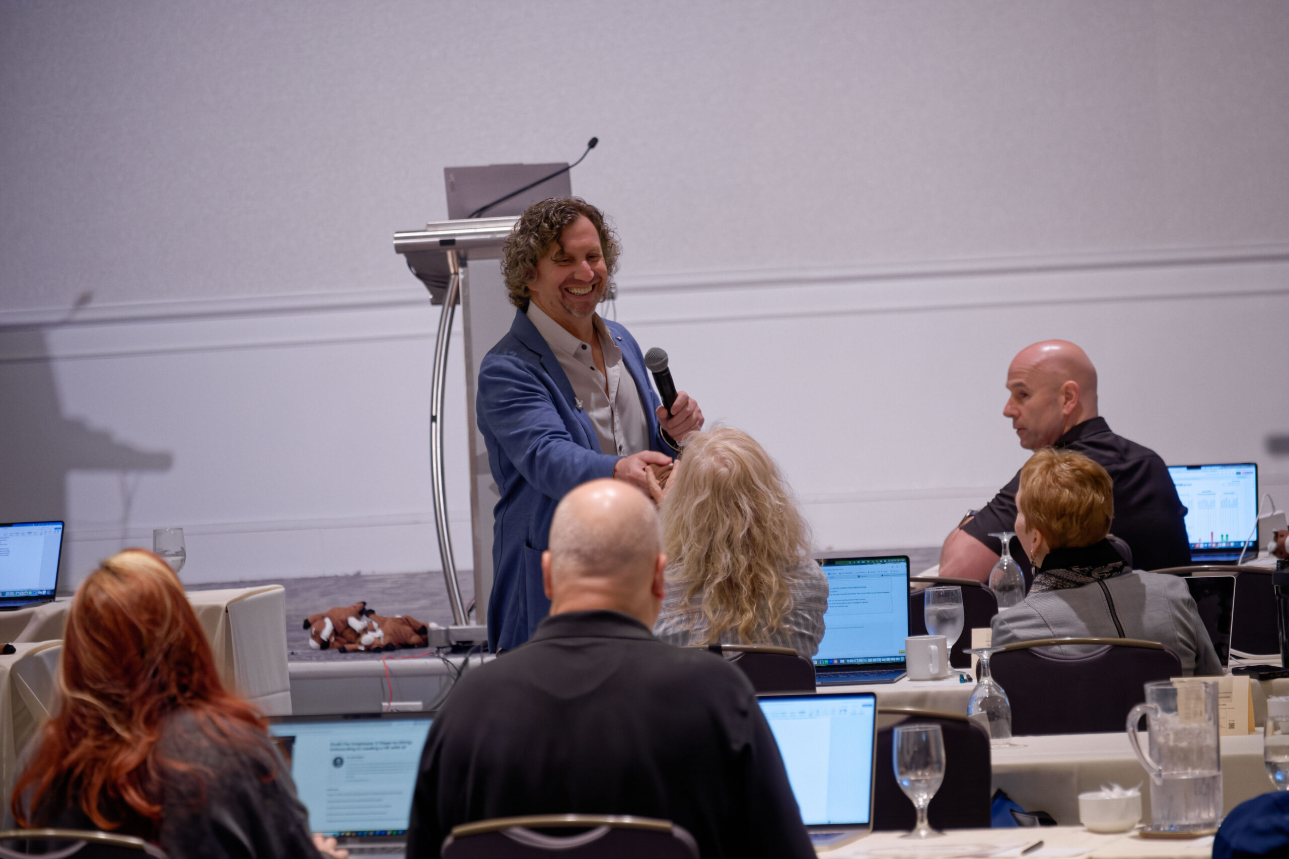 Dr. Jay Greenstein teaching a workshop